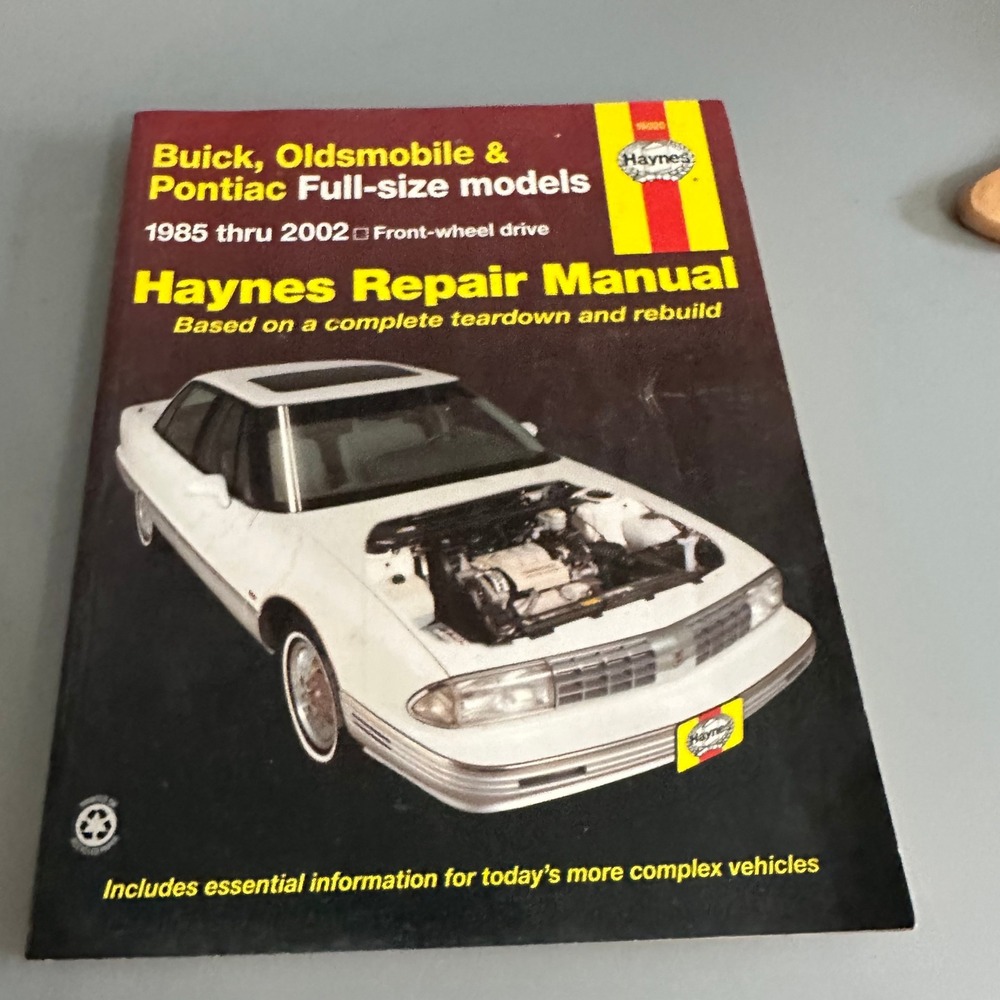 Haynes Repair Manual Buick Oldsmobile Pontiac Full-size FWD 1985-2002 19020